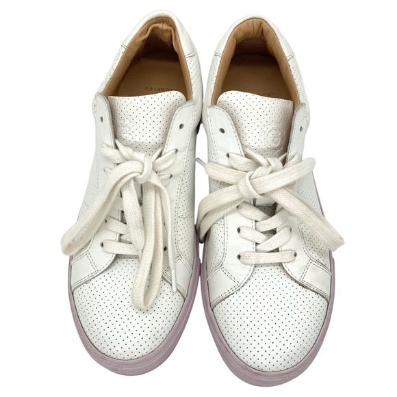 Greats Brooklyn Women’s The Royal Perforated Leather Sneakers - Picture 8 of 13